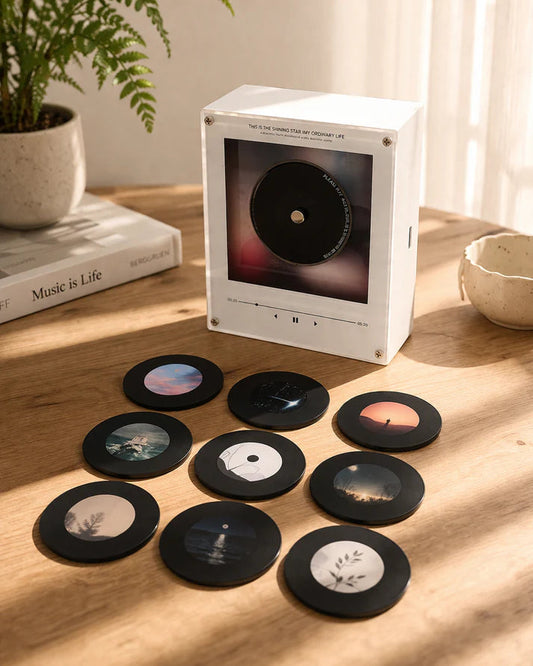 Diskova Müzik Çalar — Mini Vinil Plak Seti